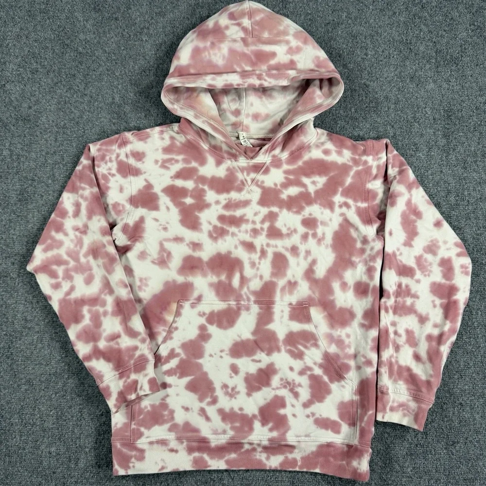 Lululemon All Yours Hoodie Womens 4 Tie Dye Pullover Active Casual Pima Cotton